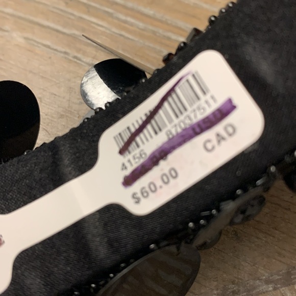 Anthropologie Llani BLAVK headband new with tags - Picture 5 of 5